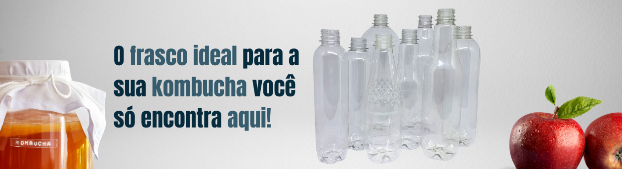 O frasco ideal para a sua kombucha você só encontra aqui!